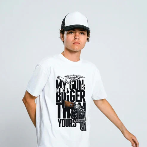 Big Guns Bigger Attitude – Stand Out in Style T Shirt